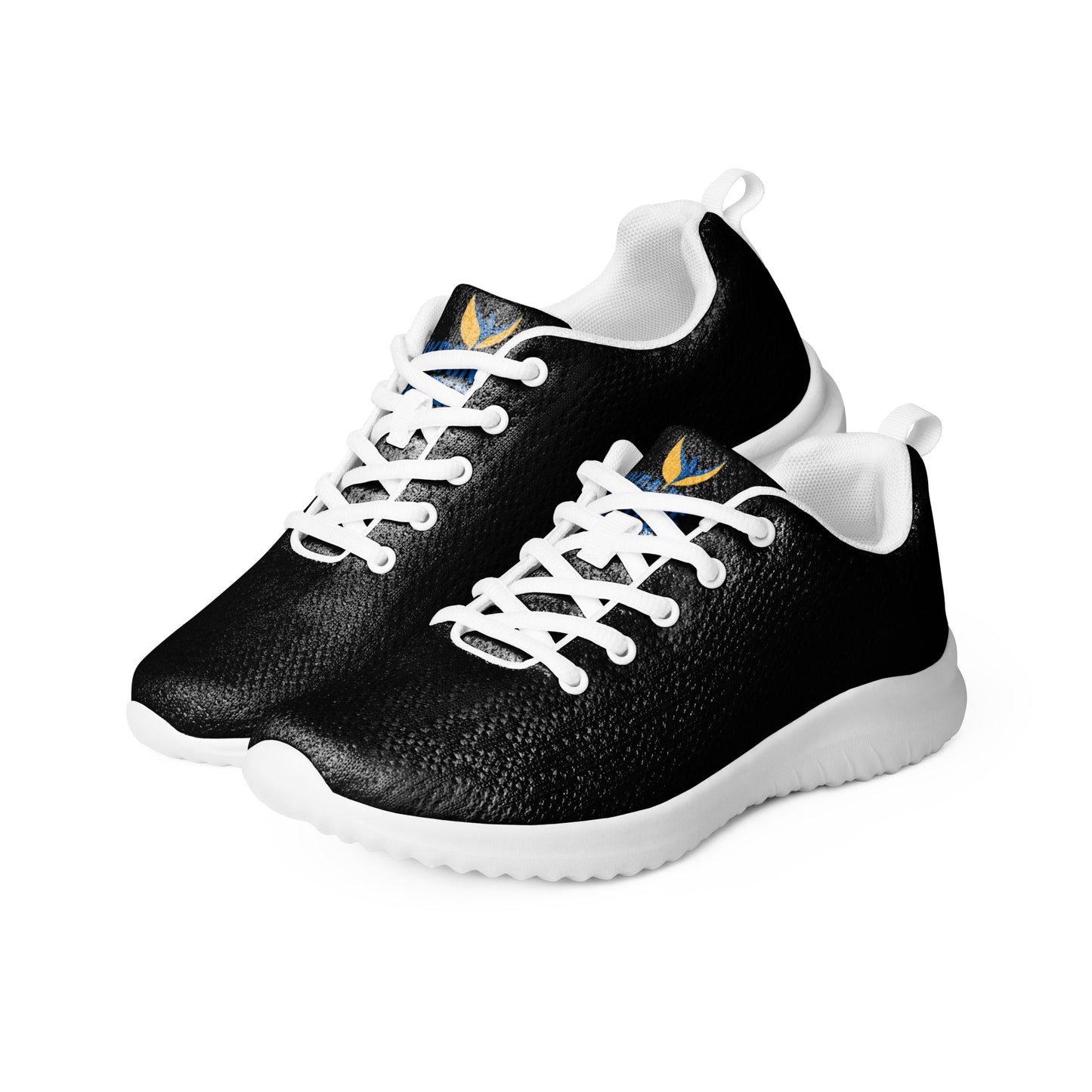 Women’s Black Athletic Shoes - Ukraine Matters Logo