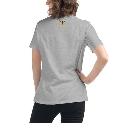 Women's Relaxed T-Shirt - Embroidered Phoenix