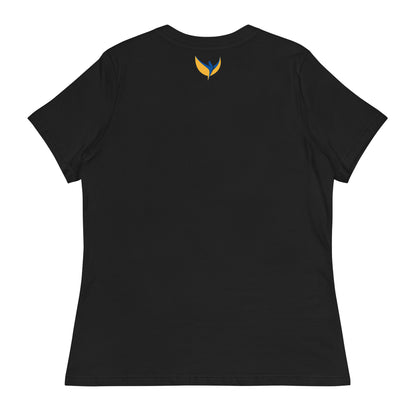 Women's Relaxed T-Shirt - Embroidered Trident