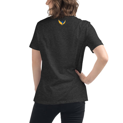 Women's Relaxed T-Shirt - Embroidered Phoenix