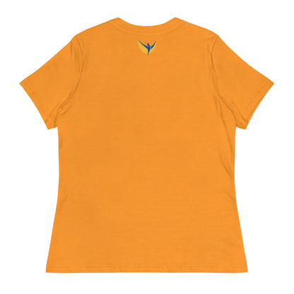 Women's Relaxed T-Shirt - Embroidered Trident