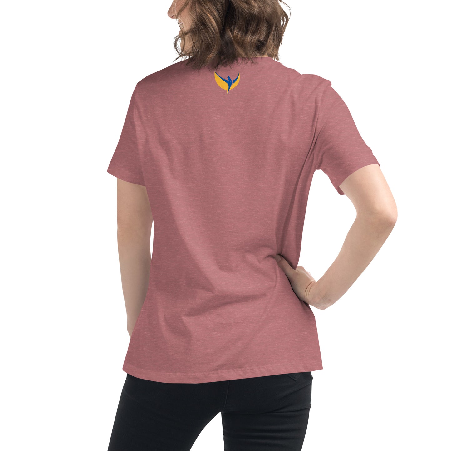 Women's Relaxed T-Shirt - Embroidered Phoenix