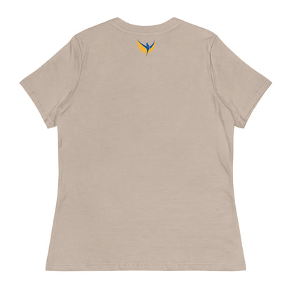 Women's Relaxed T-Shirt - Embroidered Trident