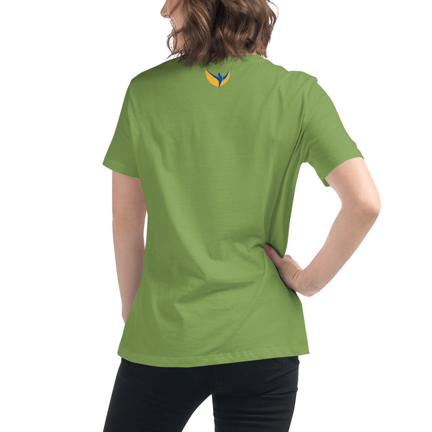 Women's Relaxed T-Shirt - Embroidered Phoenix