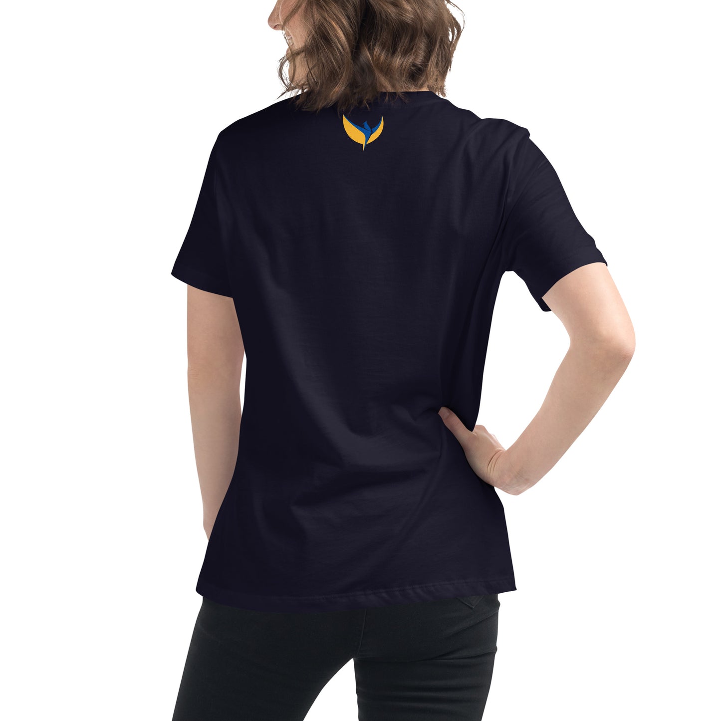 Women's Relaxed T-Shirt - Embroidered Phoenix