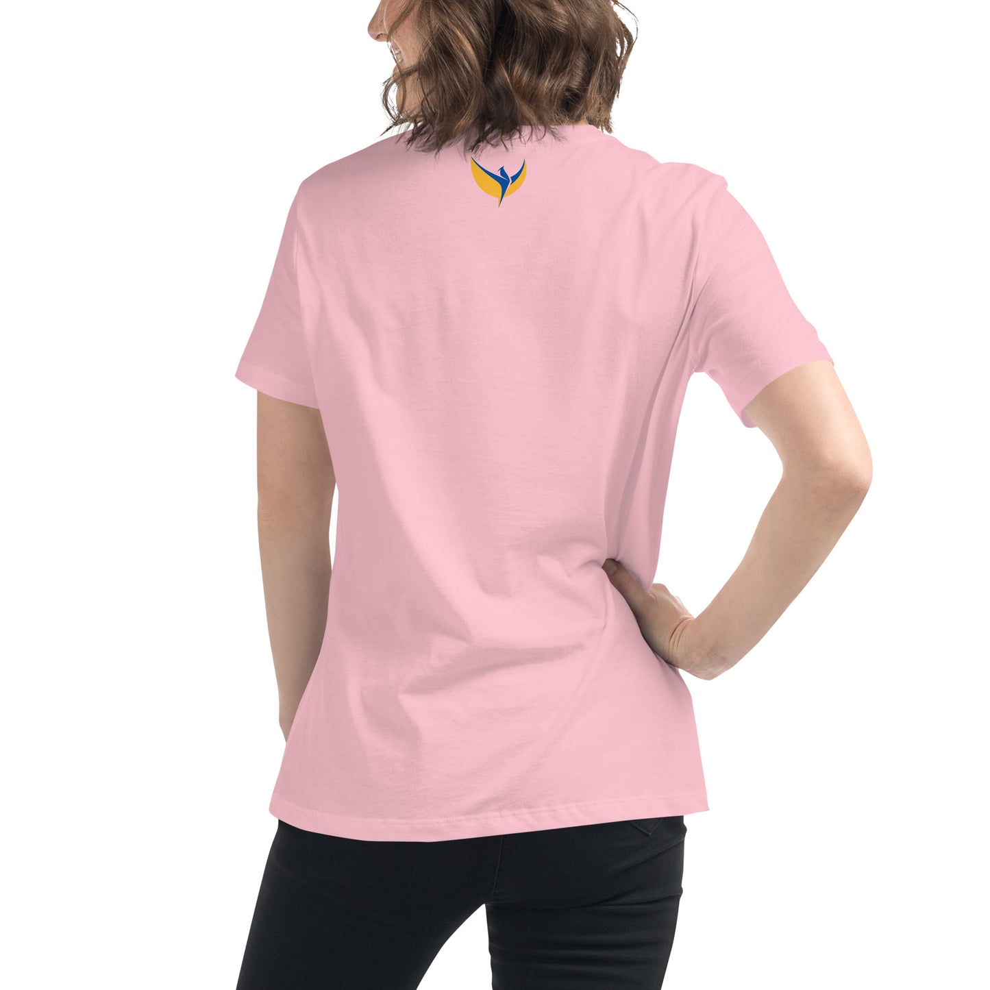 Women's Relaxed T-Shirt - Embroidered Phoenix