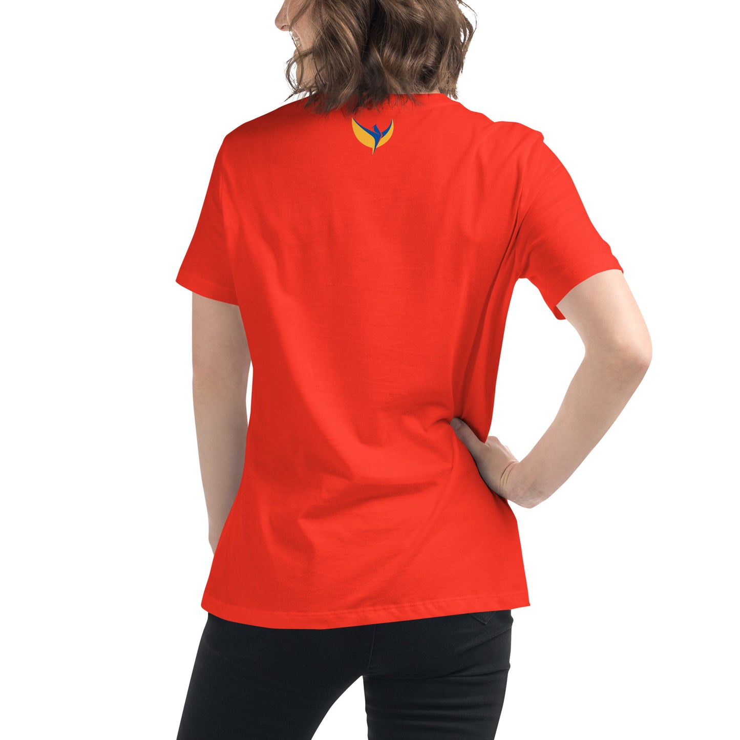 Women's Relaxed T-Shirt - Embroidered Phoenix