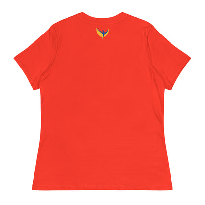 Women's Relaxed T-Shirt - Embroidered Trident