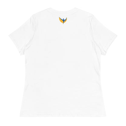 Women's Relaxed T-Shirt - Embroidered Trident