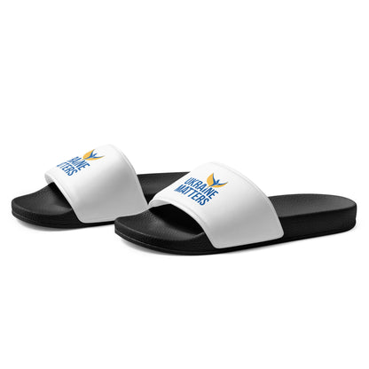 Women's Slides - Ukraine Matters Logo