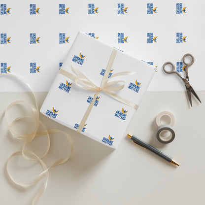 Wrapping Paper Sheets - Ukraine Matters Logo